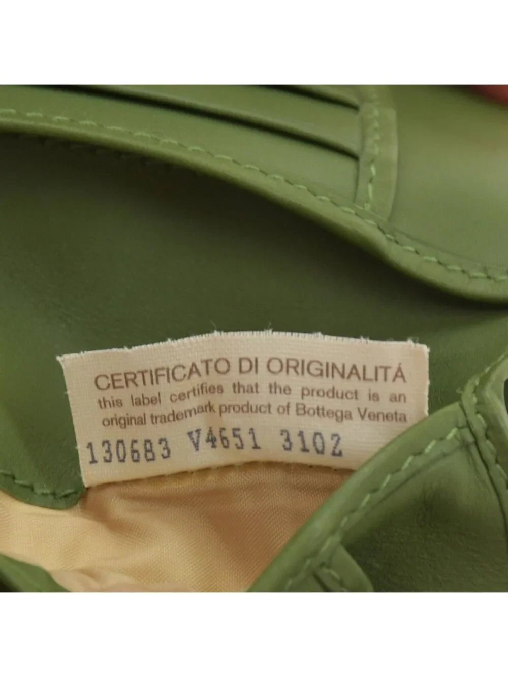 Bottega Veneta Intrecciato Handbag Khaki Calfskin